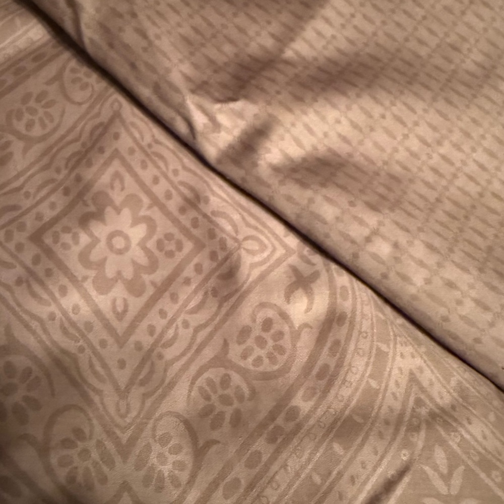 Reversible Duvet Cover Taupe King Set *
